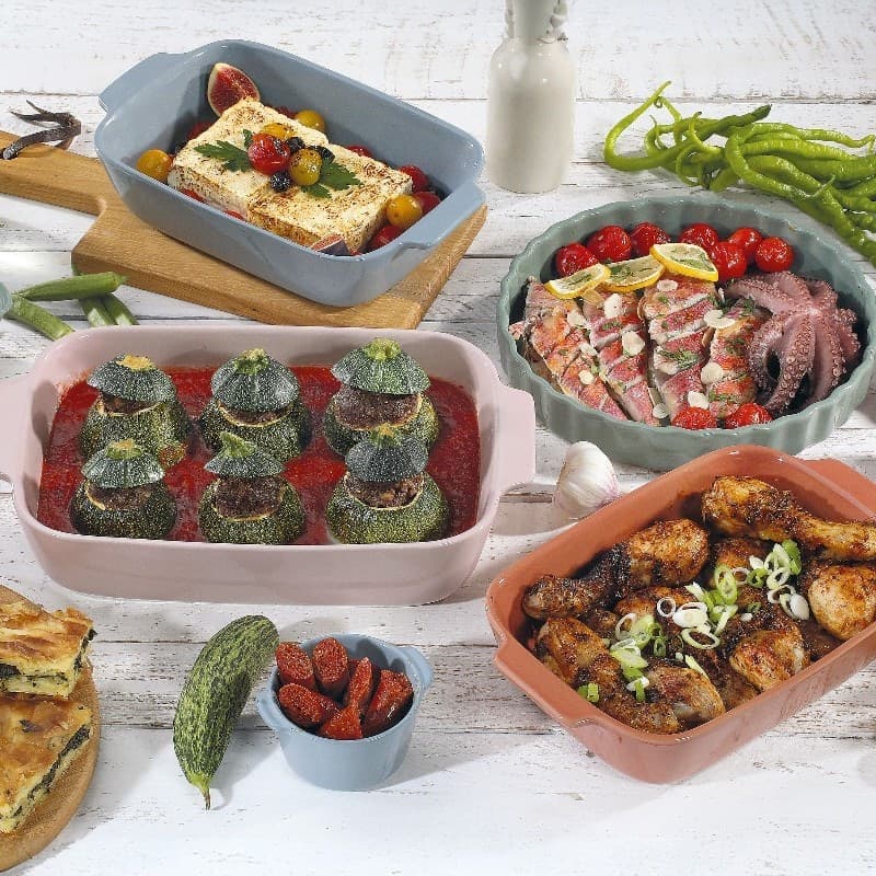 Küchenprofi Porto – Ceramic roasting dish / baking dish 30×19×6.5 cm (green) - 2