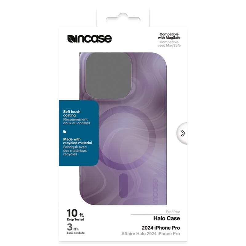 Incase Halo Case MagSafe - Case iPhone 16 Pro (Oil Slick Lilac) - 6