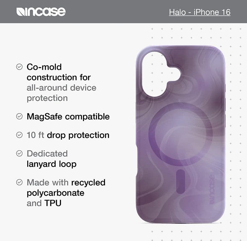 Incase Halo Case MagSafe - Case iPhone 16 Plus (Tidal Ocean) - 3