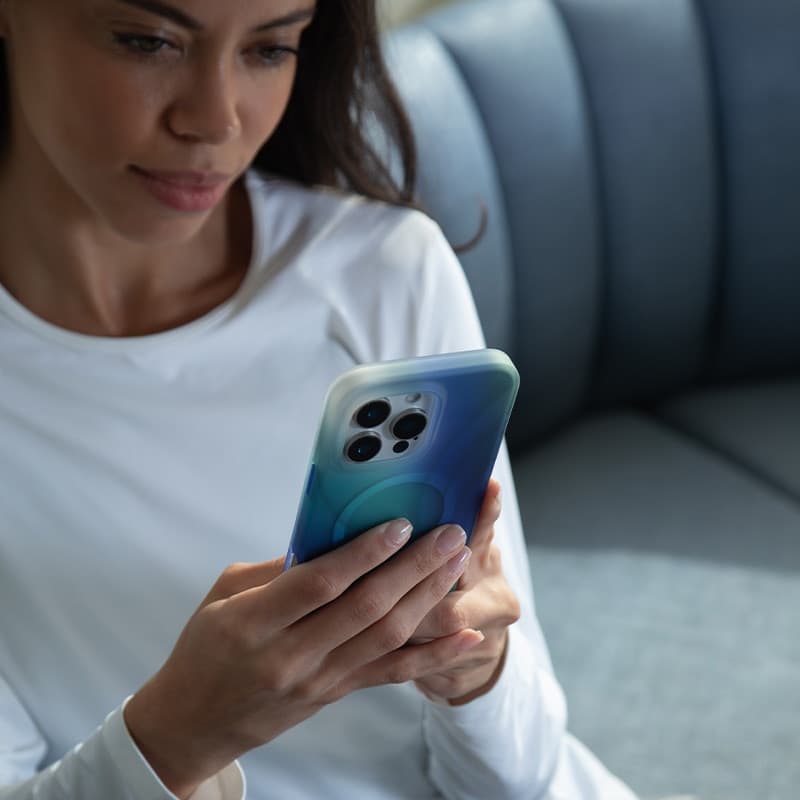 Incase Halo Case MagSafe - Case iPhone 16 Plus (Tidal Ocean) - 9