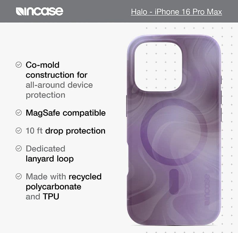 Incase Halo Case MagSafe - Case iPhone 16 Pro Max (Tidal Ocean) - 3