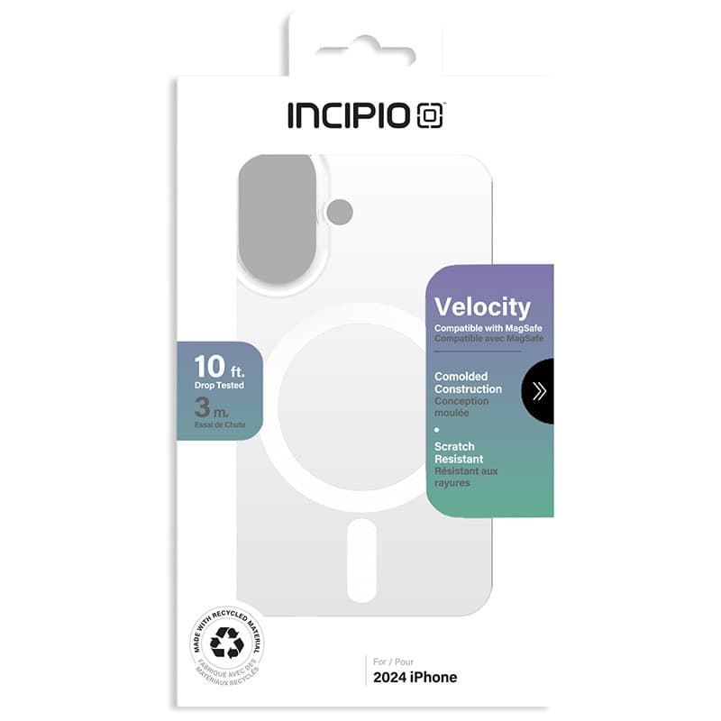 Incipio Velocity MagSafe - Case iPhone 16 (Clear) - 2