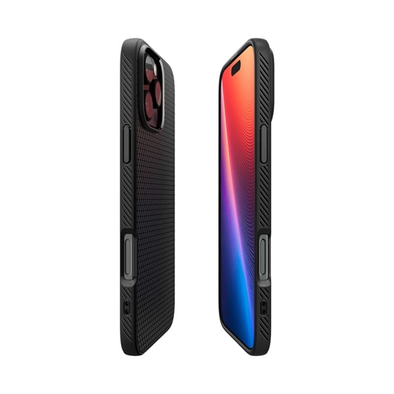 Spigen Liquid Air - Case for iPhone 16 Pro Max (Matte Black) - 13