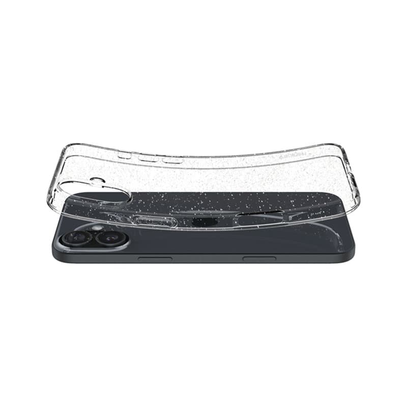 Spigen Liquid Crystal Glitter - Case for iPhone 16 (Clear) - 5