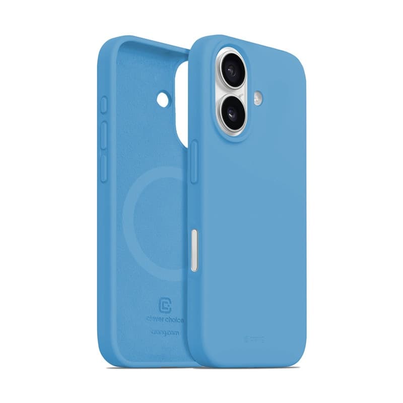 Crong Color Cover Magnetic - Custodia MagSafe per iPhone 16 (Blu) - 2