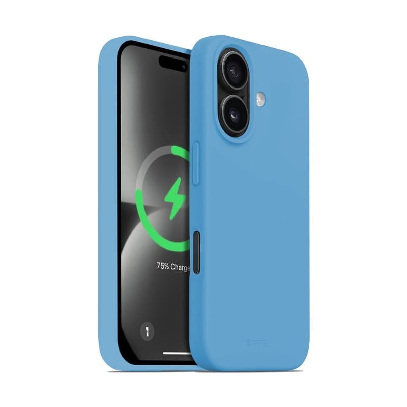 Crong Color Cover Magnetic - Custodia MagSafe per iPhone 16 (Blu) - 11