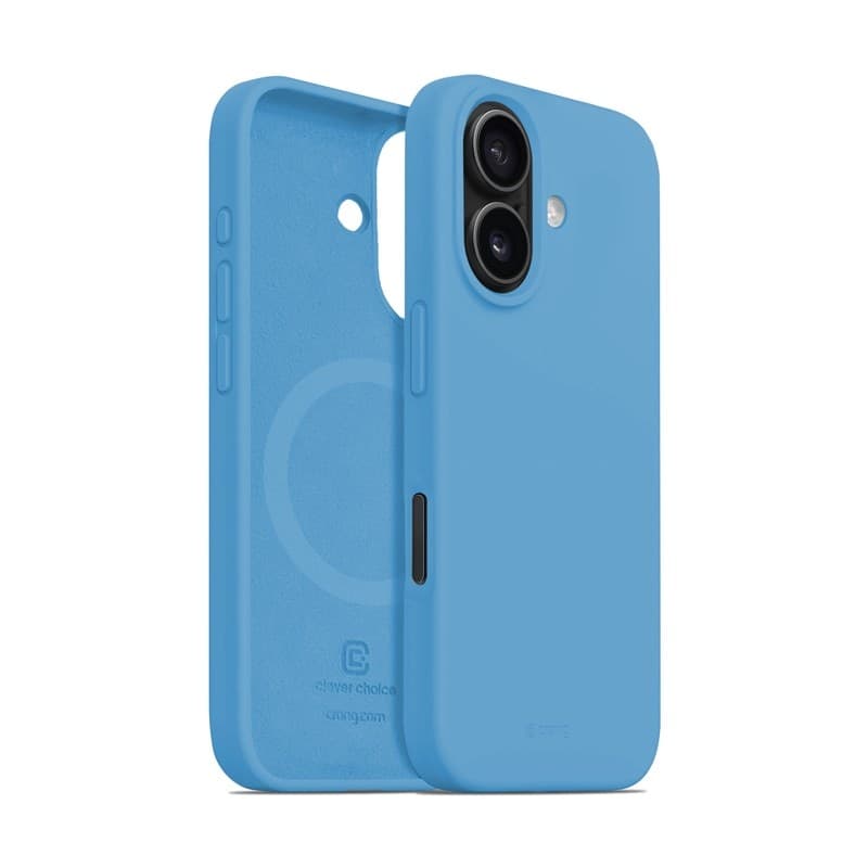 Crong Color Cover Magnetic - Custodia MagSafe per iPhone 16 (Blu) - 14