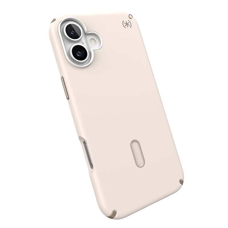 Speck Presidio2 Pro ClickLock e MagSafe - Custodia per iPhone 16 Plus (Osso sbiancato / Oro antico / Marrone nocciola) - 8