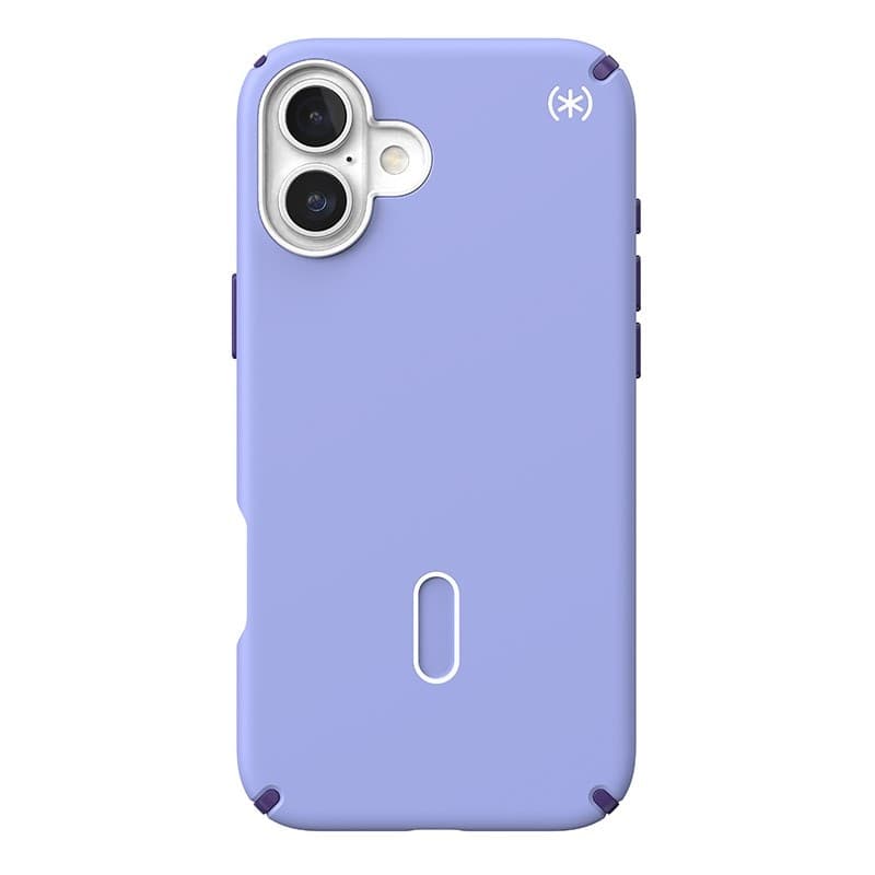 Speck Presidio2 Pro ClickLock e MagSafe - Custodia per iPhone 16 Plus (Lavanda futura / Viola cassis / Bianco) - 19