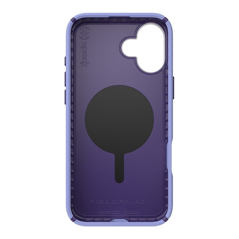 Speck Presidio2 Pro ClickLock e MagSafe - Custodia per iPhone 16 Plus (Lavanda futura / Viola cassis / Bianco) - 20