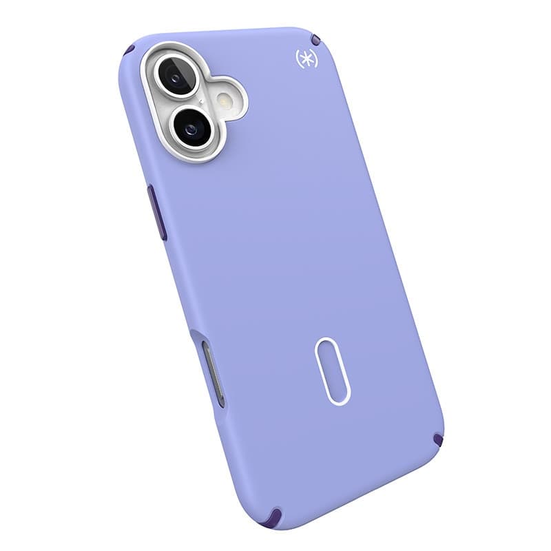 Speck Presidio2 Pro ClickLock e MagSafe - Custodia per iPhone 16 Plus (Lavanda futura / Viola cassis / Bianco) - 8