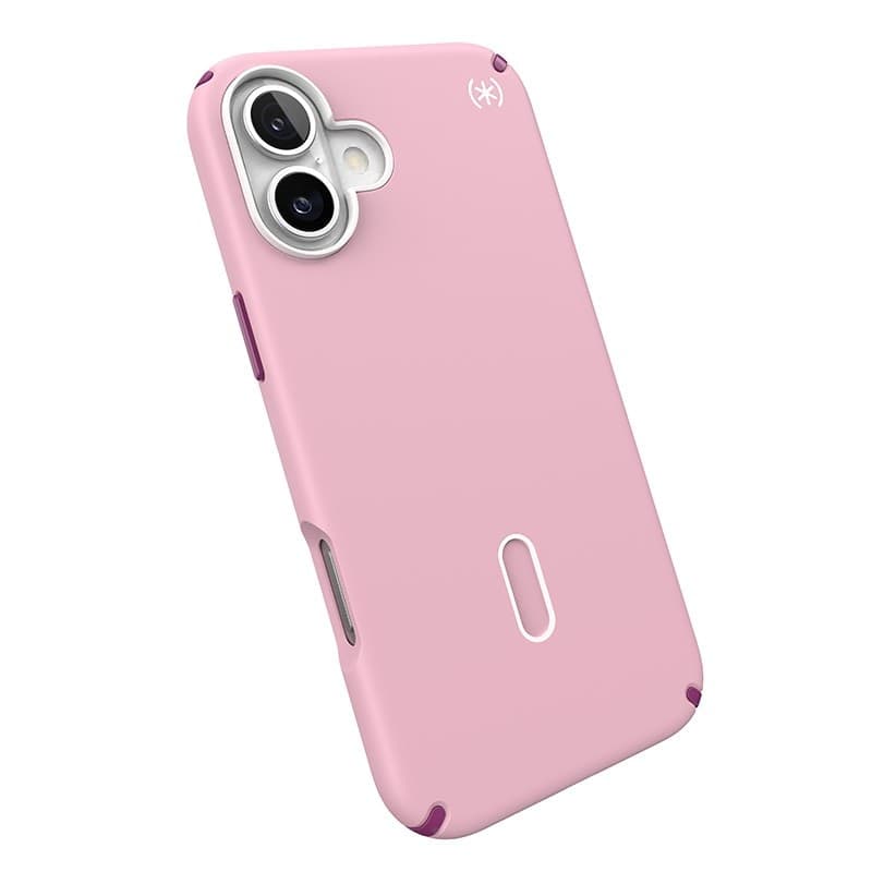 Speck Presidio2 Pro ClickLock e MagSafe - Custodia per iPhone 16 Plus (rosa mercoledi / viola Boysenberry / bianco) - 18