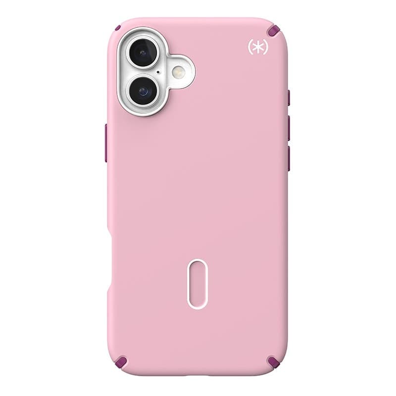 Speck Presidio2 Pro ClickLock e MagSafe - Custodia per iPhone 16 Plus (rosa mercoledi / viola Boysenberry / bianco) - 19