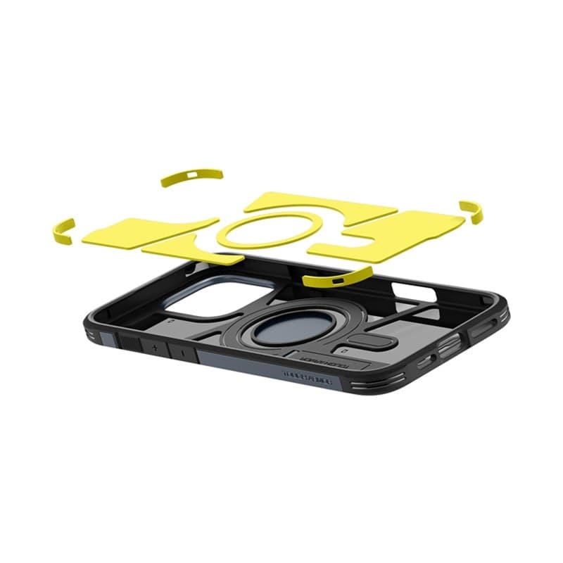 Spigen Tough Armor Mag MagSafe - Case for iPhone 16 Pro Max (Metal Slate) - 15