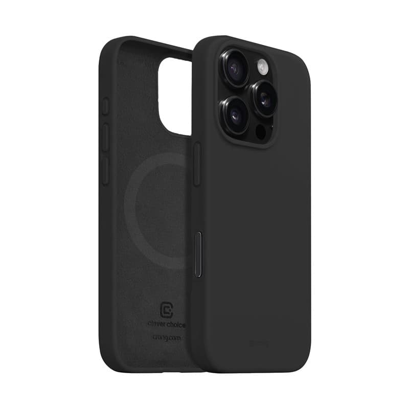 Crong Color Cover Magnetic - Custodia MagSafe per iPhone 16 Pro Max (Nero) - 9