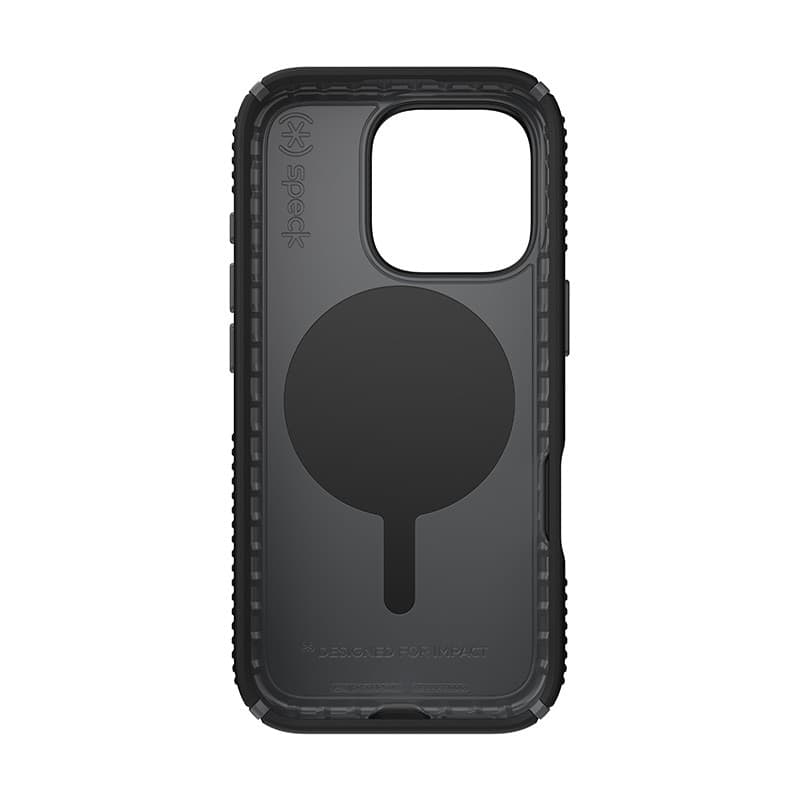 Speck Presidio2 Grip ClickLock e MagSafe - Custodia per iPhone 16 Pro (Nero / Grigio Ardesia / Bianco) - 20