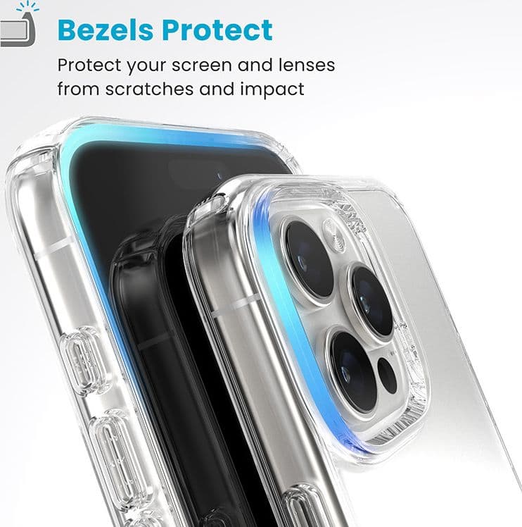 Speck Gemshell - Custodia per iPhone 16 Pro Max (trasparente) - 4
