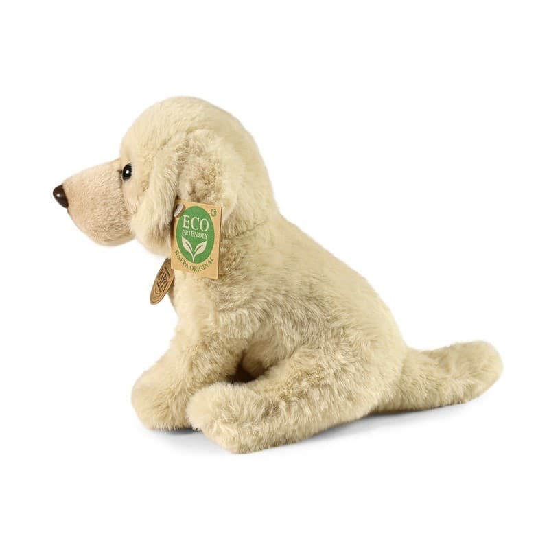 Rappa - Plush Realistic Sitting Labrador Retriever Dog 23 cm Eco-Friendly Soft Collection - 8