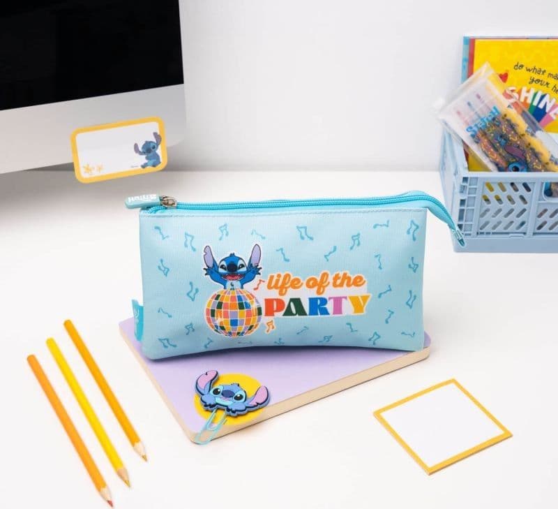 Disney Stitch - Astuccio a 3 scomparti della collezione Waves - 11