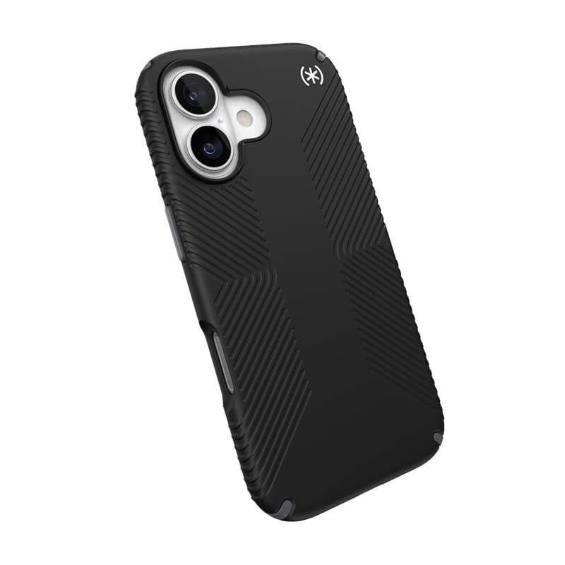 Speck Presidio2 Grip MagSafe - Custodia per iPhone 17 (Nero / Grigio ardesia / Bianco) - 17