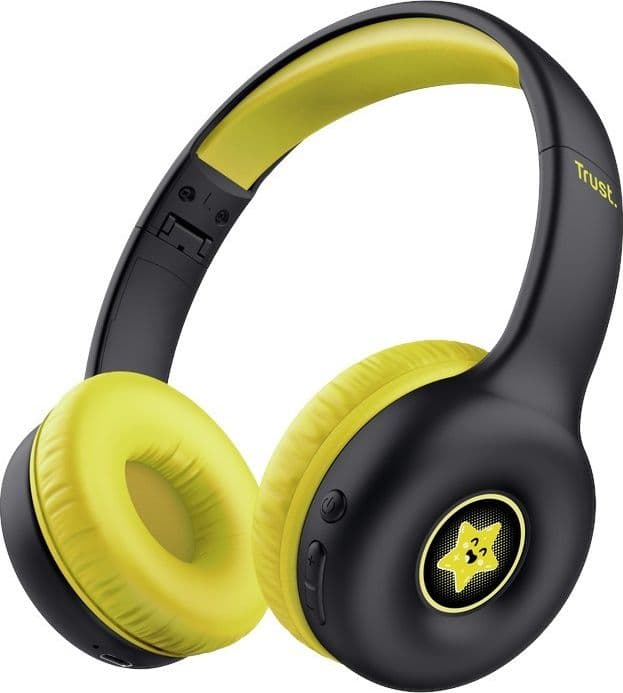 Trust Nouna - Wireless Bluetooth Over-Ear Kids Headphones (Black) - 11
