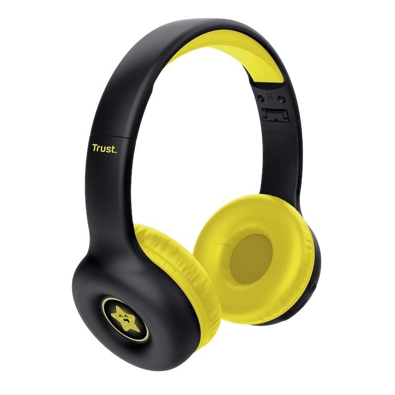 Trust Nouna - Wireless Bluetooth Over-Ear Kids Headphones (Black) - 12