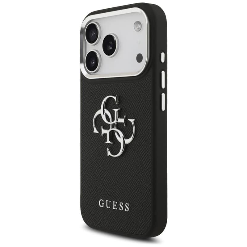 Guess Grained Big 4G Classic Logo - Case iPhone 17 Pro (black) - 2