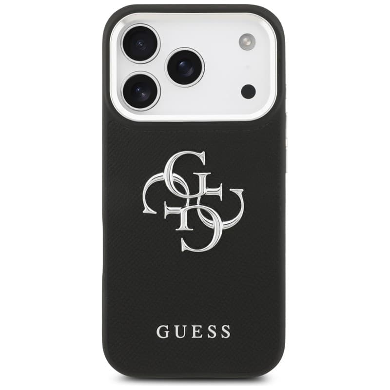 Guess Grained Big 4G Classic Logo - Case iPhone 17 Pro (black) - 11