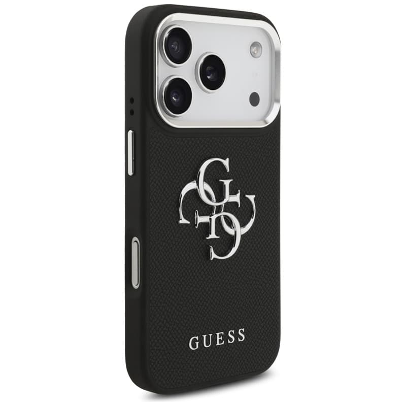 Guess Grained Big 4G Classic Logo - Case iPhone 17 Pro (black) - 4