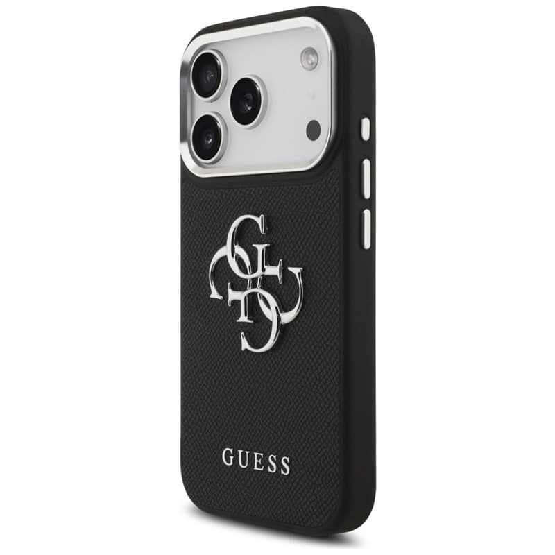 Guess Grained Big 4G Classic Logo - Case iPhone 17 Pro (black) - 10