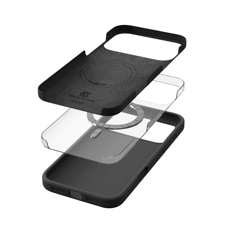 Crong Color Cover Magnetic - Custodia MagSafe per iPhone 17 Pro (Arancione) - 19