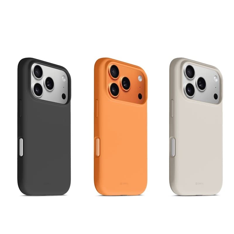 Crong Color Cover Magnetic - Custodia MagSafe per iPhone 17 Pro (Arancione) - 20