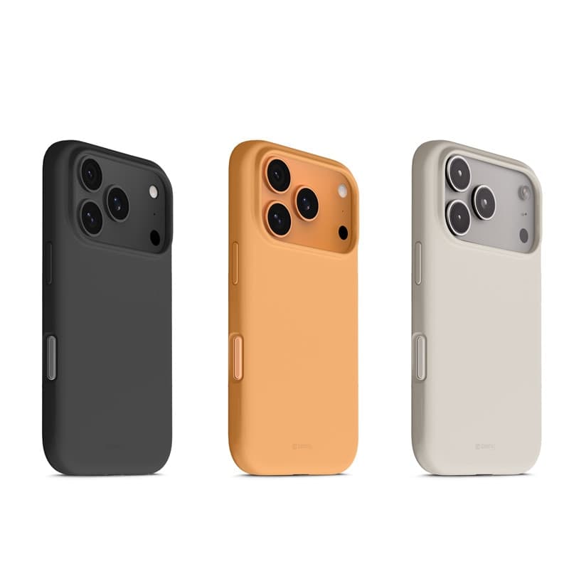 Crong Color Cover Magnetic - Custodia MagSafe per iPhone 17 Pro (Arancione) - 3