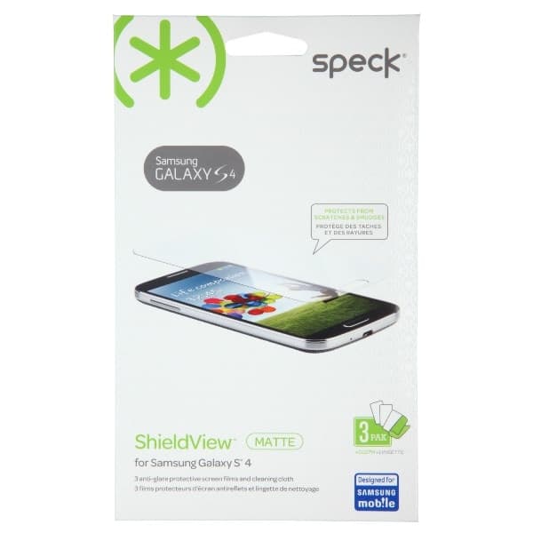 Speck ShieldView Matte - Screen protector for Samsung Galaxy S4 (3 pcs) - 2