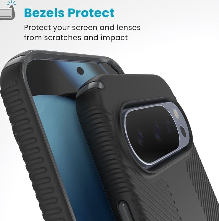 Speck Presidio2 Grip Magnet - Case Google Pixel 10 Pro XL (Black/Slate Grey) - 14