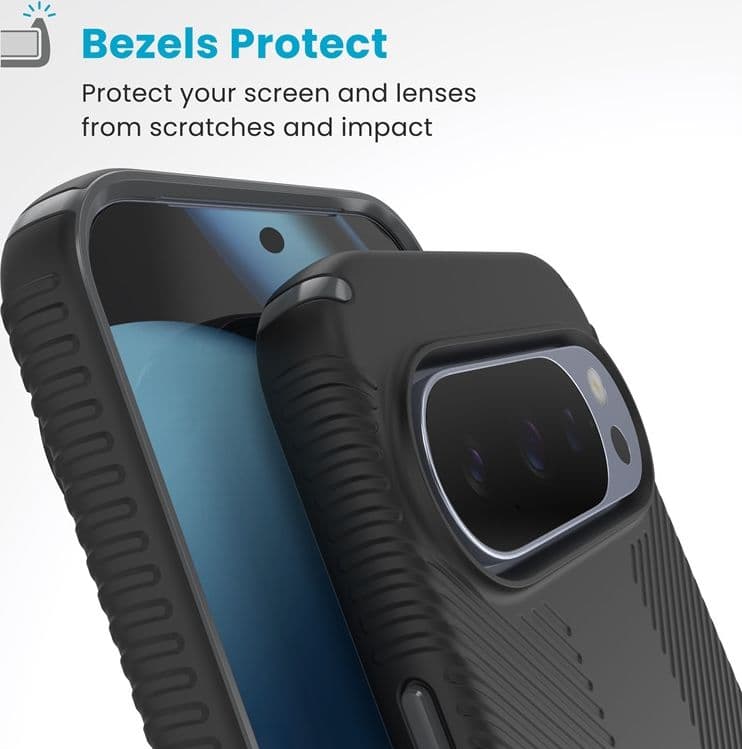 Speck Presidio2 Grip Magnet - Case Google Pixel 10 Pro XL (Black/Slate Grey) - 4