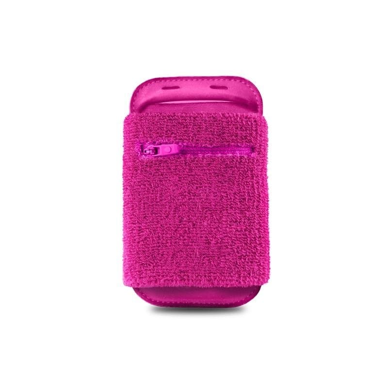 PURO Running Band - Universal running band for smartphones max 4.3 "+ key pocket (pink) - 13