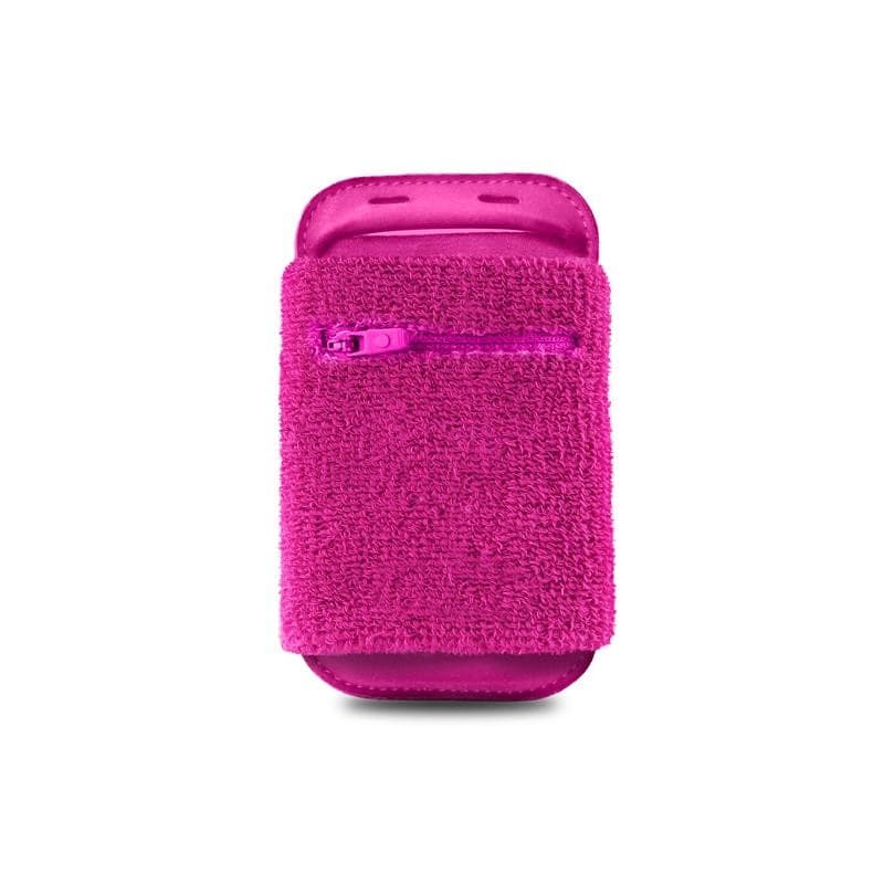 PURO Running Band - Universal running band for smartphones max 4.3 "+ key pocket (pink) - 3