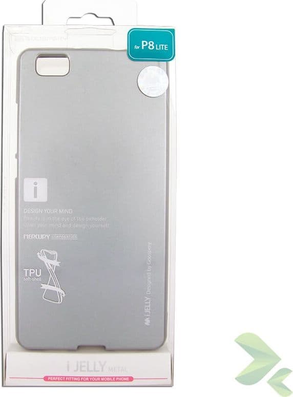 Mercury I-Jelly - Case for Huawei P8 Lite (Grey) - 2