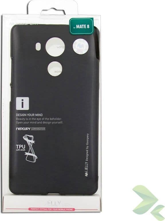 Mercury I-Jelly - Case for Huawei Mate 8 (Black) - 2