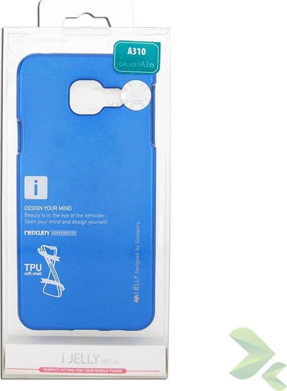 Mercury I-Jelly - Case for Samsung Galaxy A3 (2016) (Blue) - 2