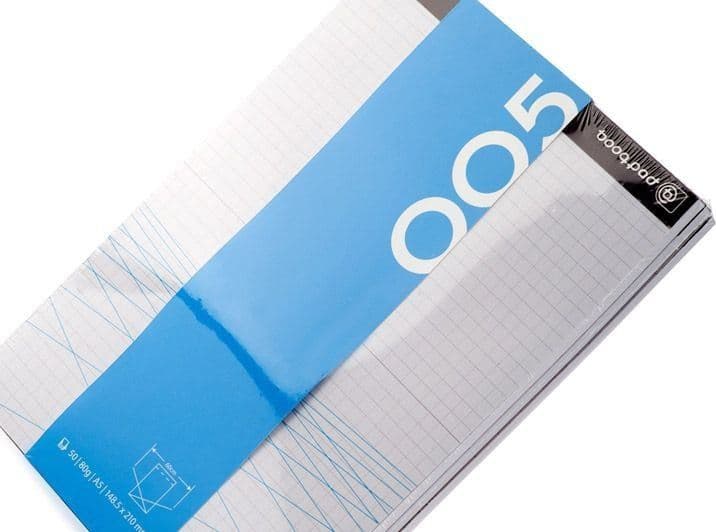 Booq Booqpad - Notepad 3-pack, 5 mm grid - 2