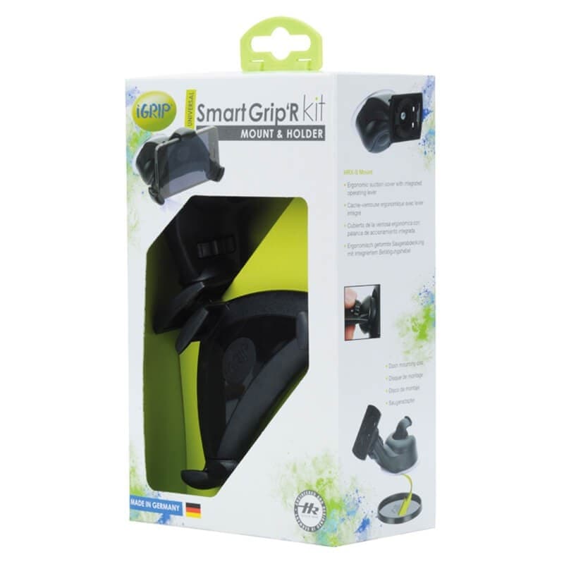iGrip Universal Smart Grip´R Kit - Universal car holder for smartphones 50 - 75 mm width, 103 - 127 mm height - 15