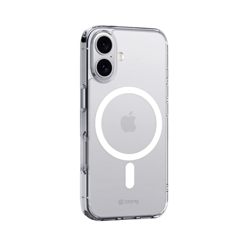 Crong Clear MAG Cover - Custodia MagSafe per iPhone 16 Plus (trasparente) - 6