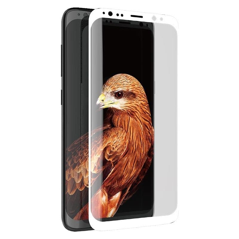 X-Doria Armour 3D Glass - Tempered Glass 9H Screen Protector for Samsung Galaxy S8+ (White Edge) - 3