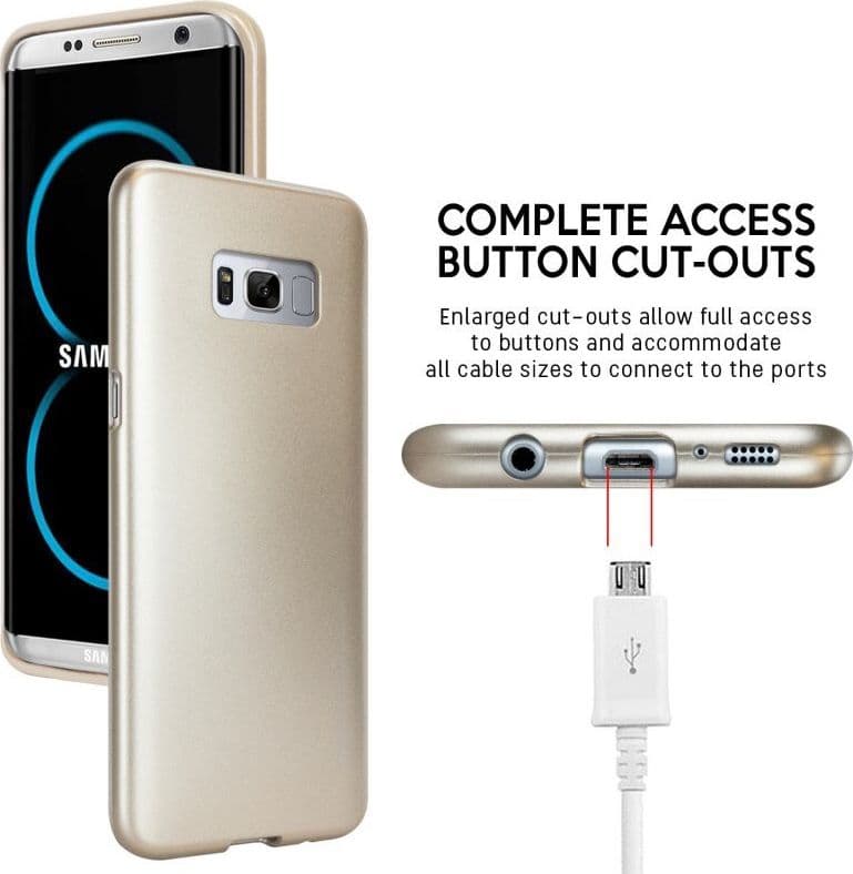 Mercury I-Jelly - Case for Samsung Galaxy S8 (Gold) - 5