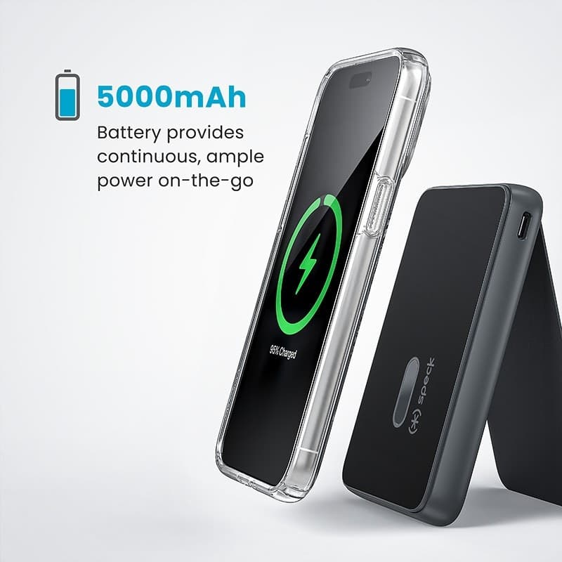 Speck StandyBank + ClickLock - Power Bank MagSafe 5000mAh + supporto - 17