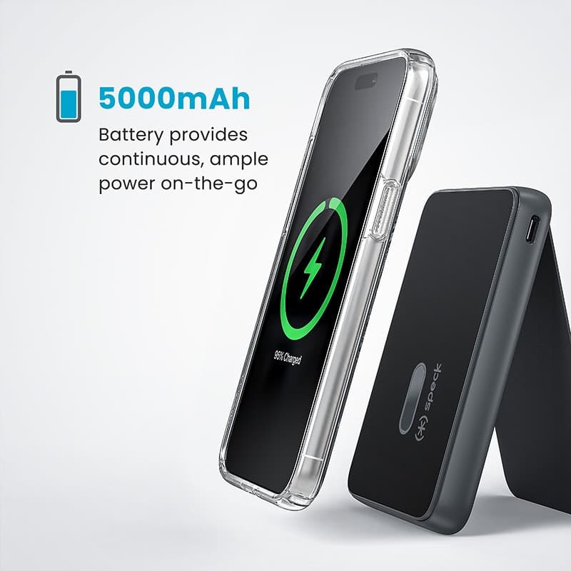 Speck StandyBank + ClickLock - Power Bank MagSafe 5000mAh + supporto - 7