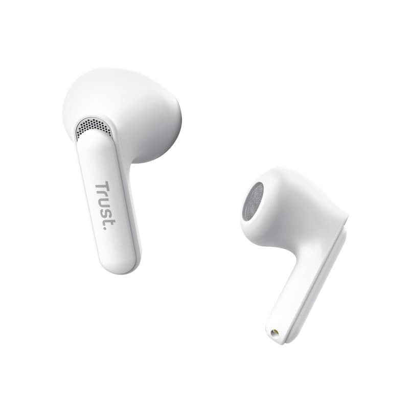 Trust Yavi - Wireless Earbuds Bluetooth TWS with Charging Case & ENC (White) - 2