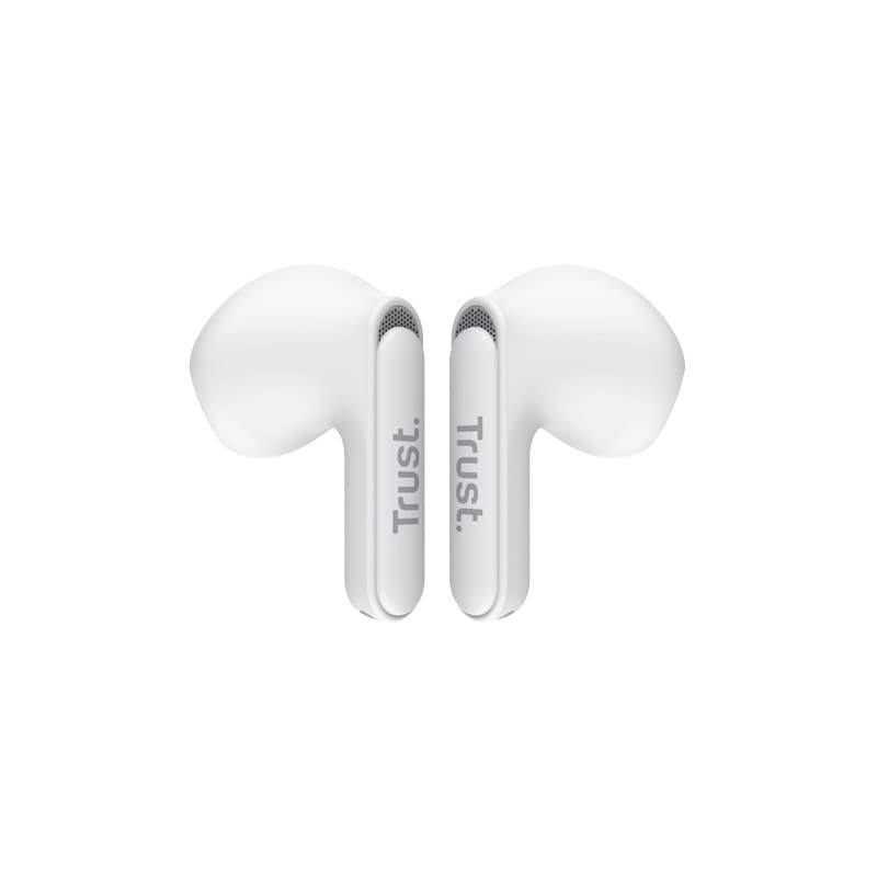 Trust Yavi - Wireless Earbuds Bluetooth TWS with Charging Case & ENC (White) - 18